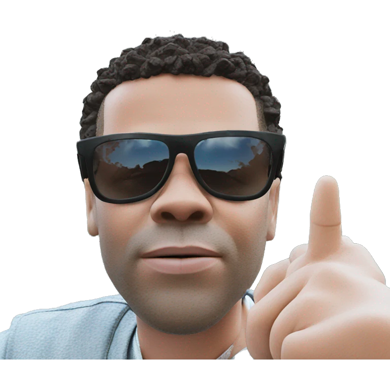 cool dude with sunglasses emoji