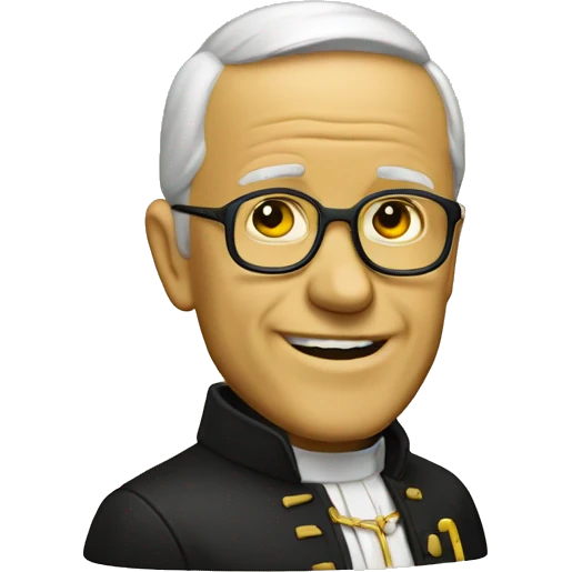 yellow john paul 2 emoji