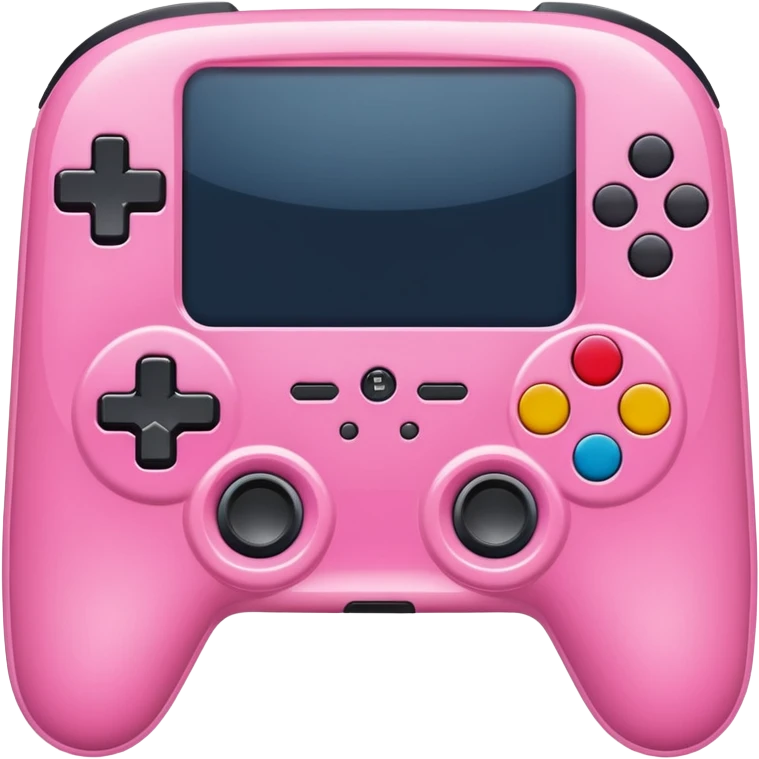 gaming console pink emoji