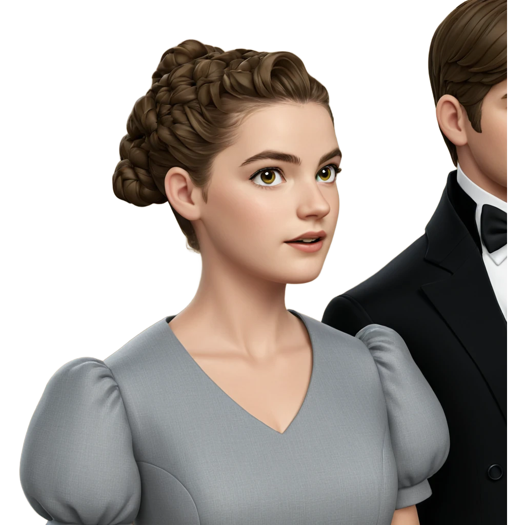 formal dress and suit duo emoji