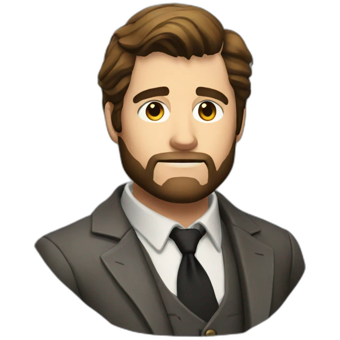 Arthur Morgan in a suit emoji