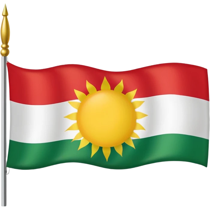 kurdistan flag emoji