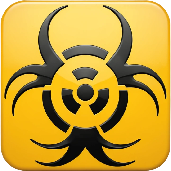 Biohazard symbol  emoji