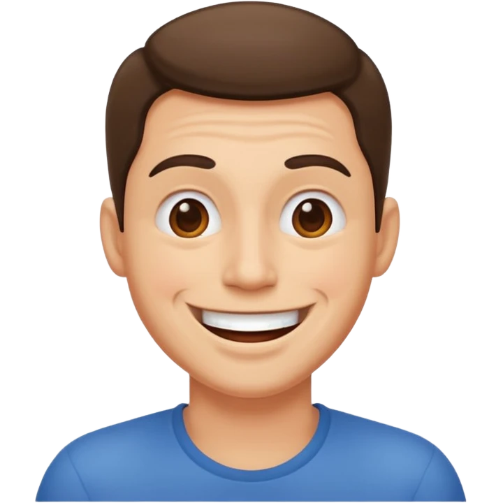 Man spreading cheeks emoji