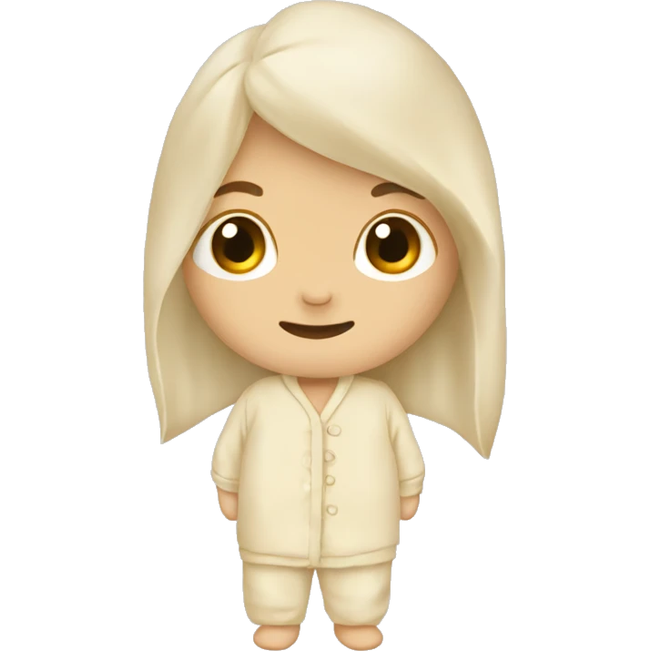 Pijamas beige emoji