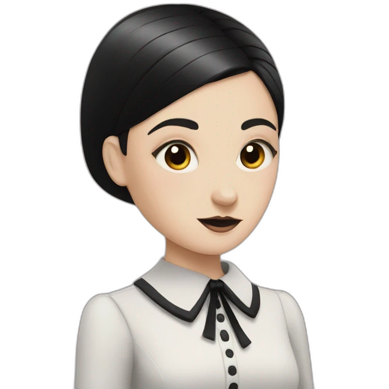 Wednesday Addams emoji