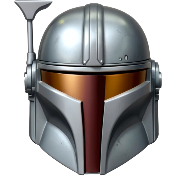 the mandolarian helmet emoji