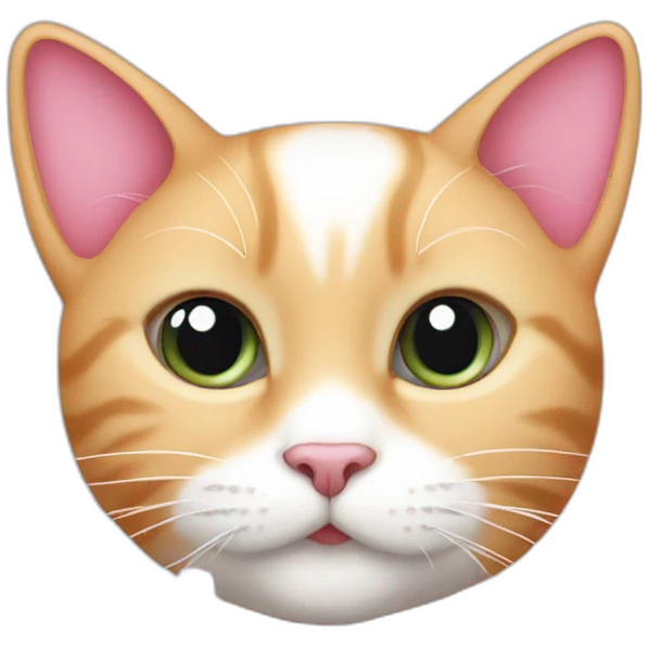 pink-cat-with-white-flower-behind-the-ear emoji