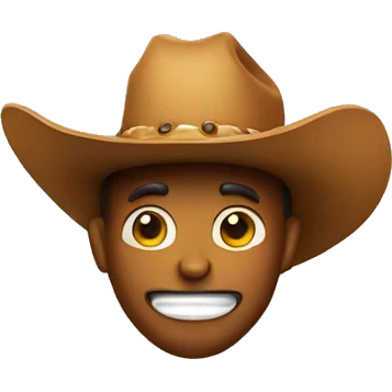 Cowboy Apple emoji