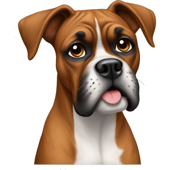 Boxer dog emoji