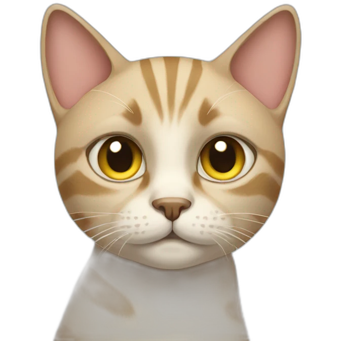 Cat side eye emoji