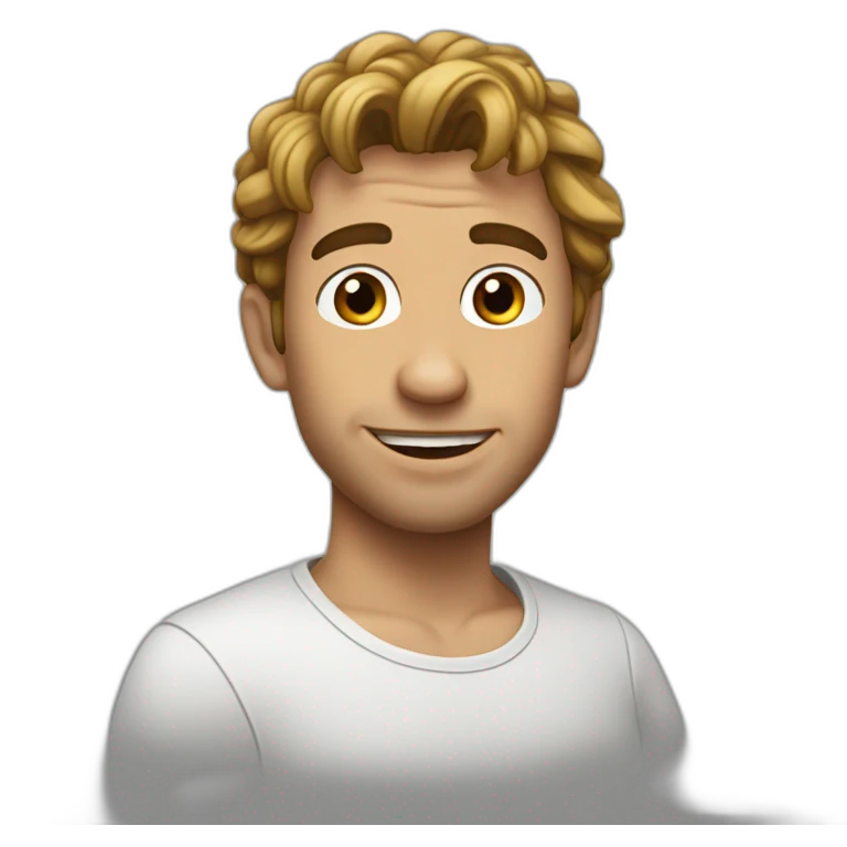 Éric zemmoor sur un singe emoji