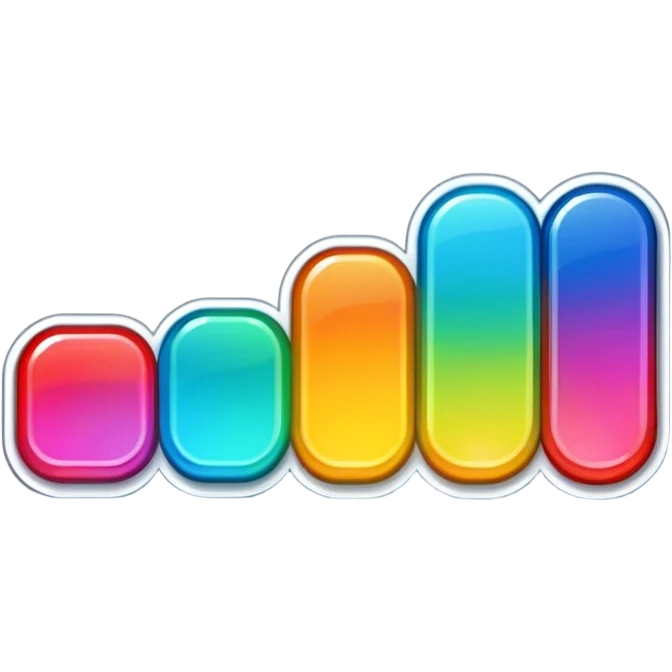 A sticker saying level up  emoji