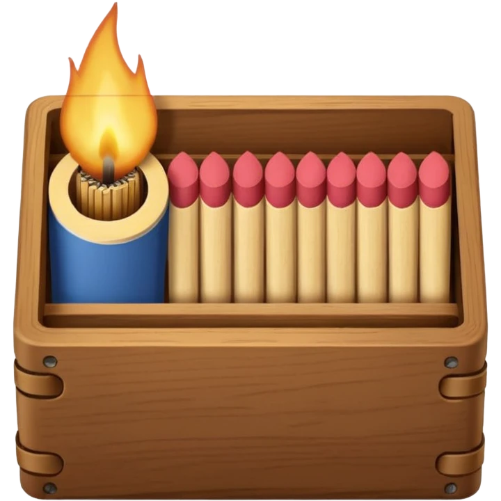 box of mathces emoji