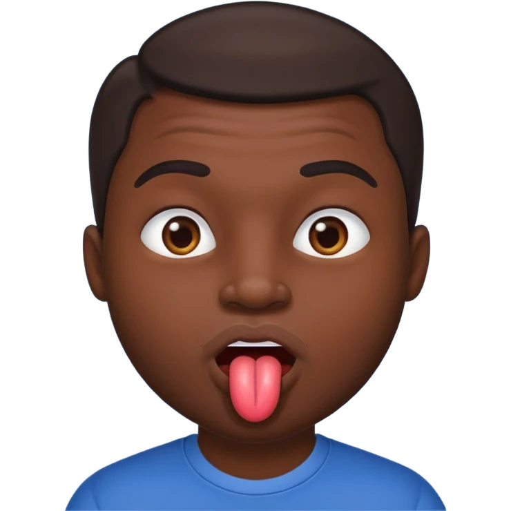 un homme qui se lèche les babines avec un regard malicieux en coin emoji