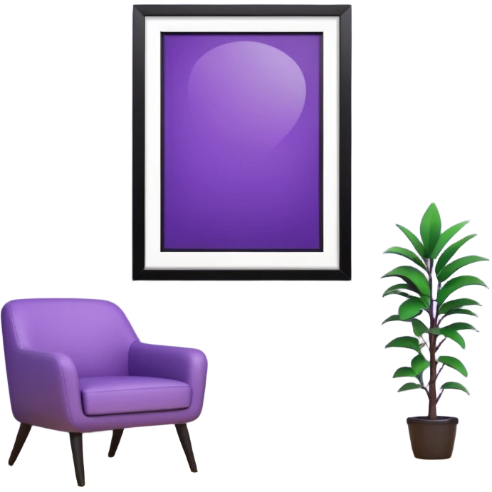 purple galery emoji