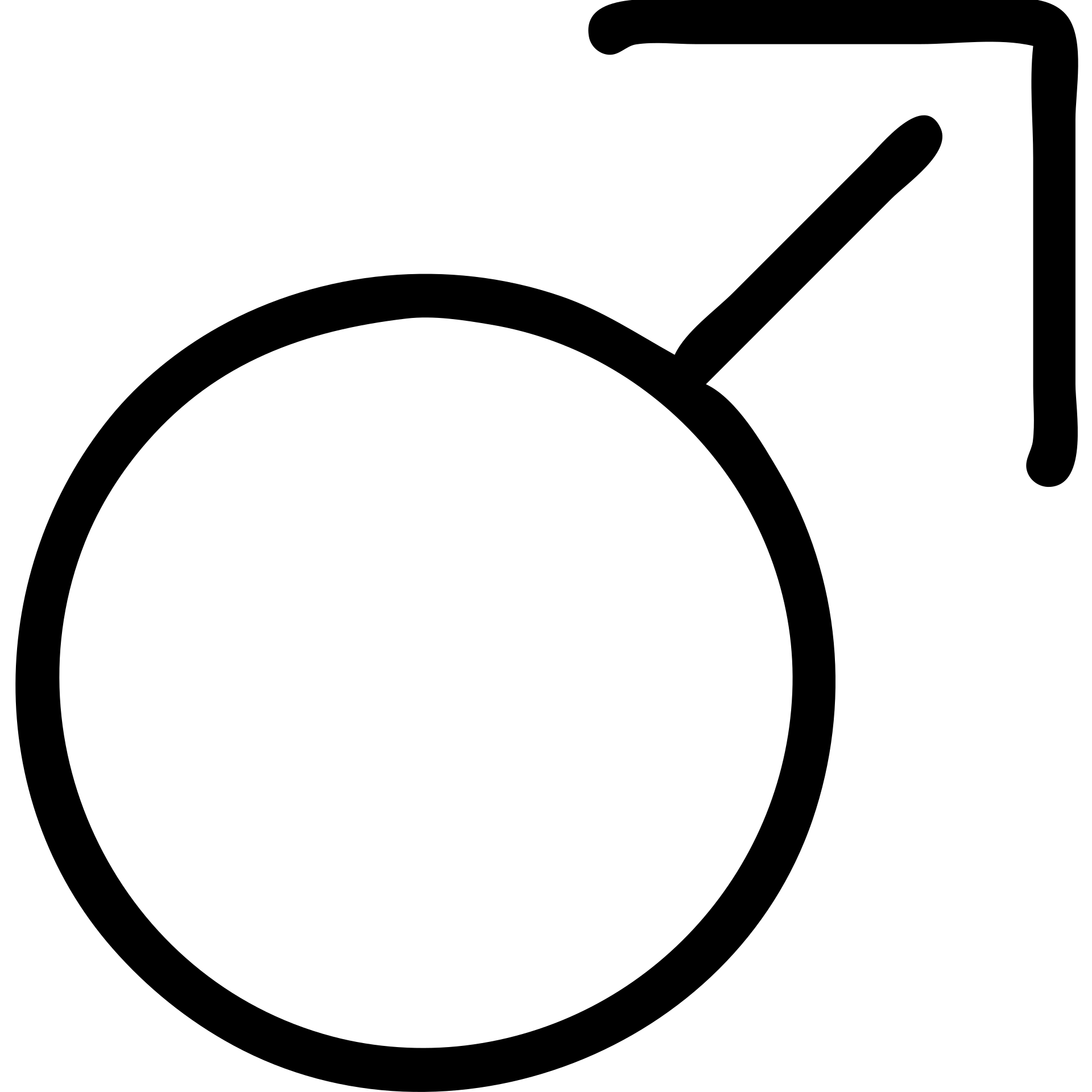 classic male gender symbol, simple and clear emoji