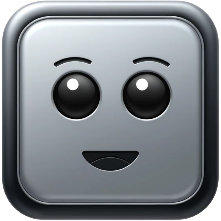 ai chip no face emoji