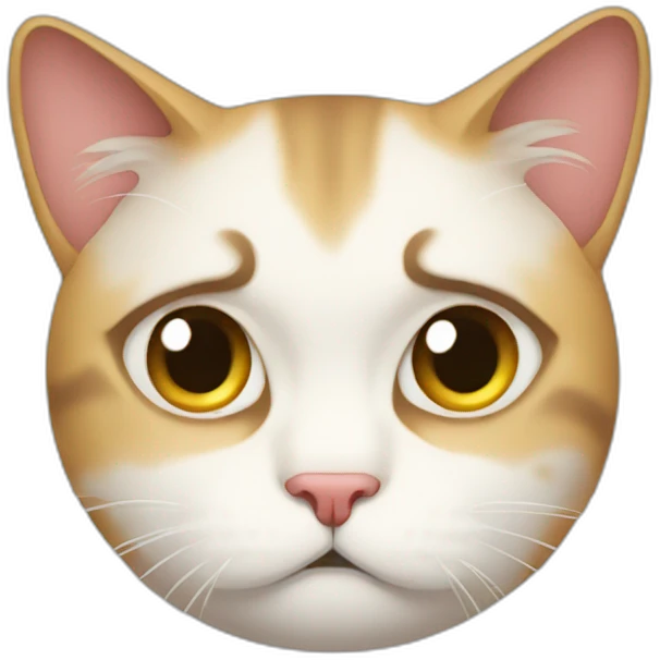 disappointed cat emoji