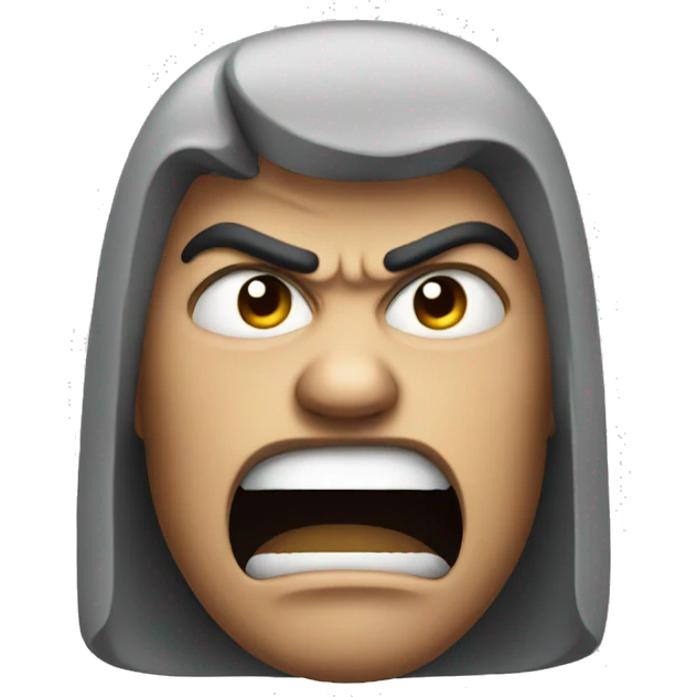 angry face emoji