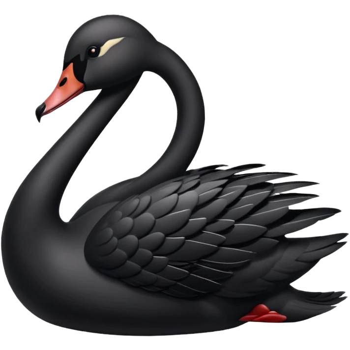 Black swan emoji