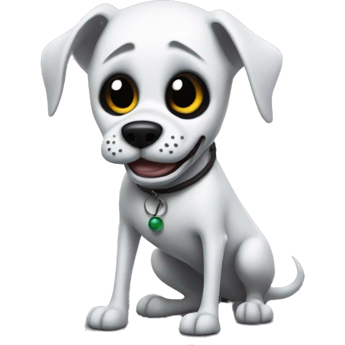 nightmare before Christmas zero dog emoji