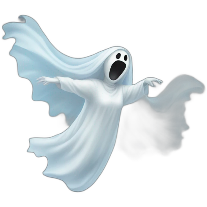 Ghost woman flying emoji