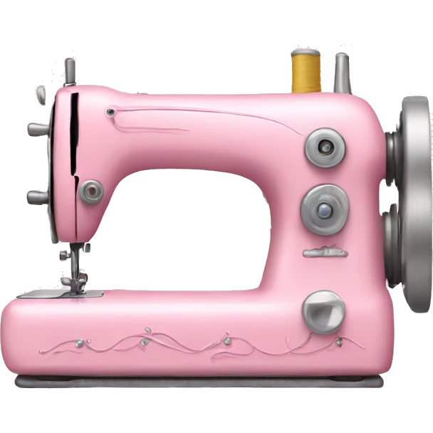 Baby pink sewing machine  emoji