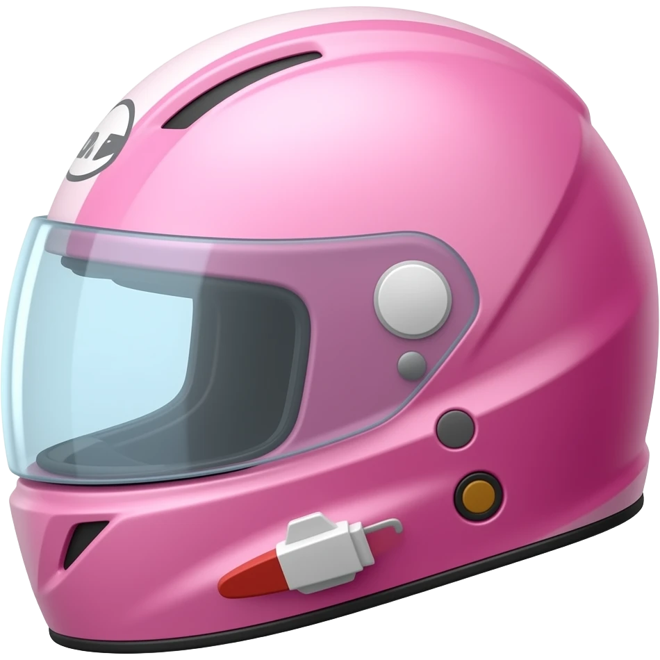 Casque rose emoji