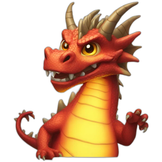 Dragon feu emoji