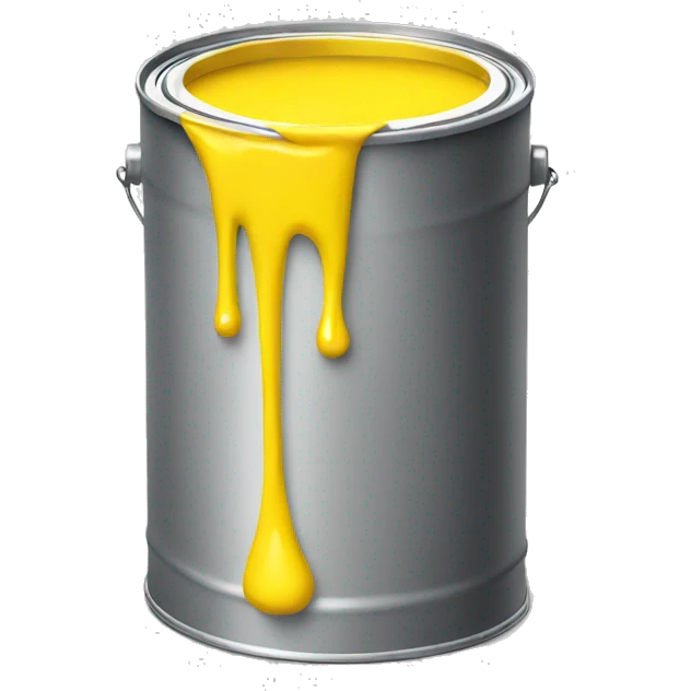 Yellow Paint Can  emoji