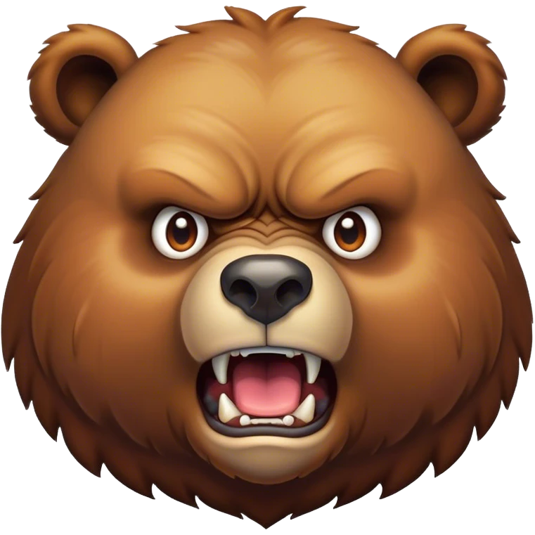 angry buff bear emoji