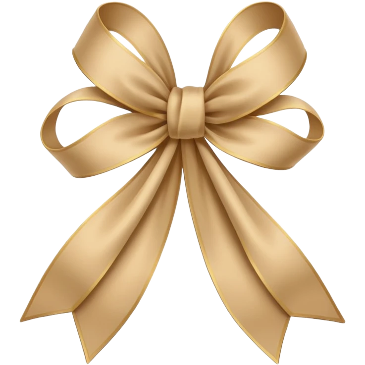 Ribbon but beige  emoji