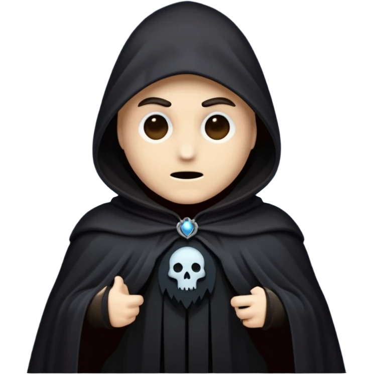 Shadowy Phantom with Cloak emoji