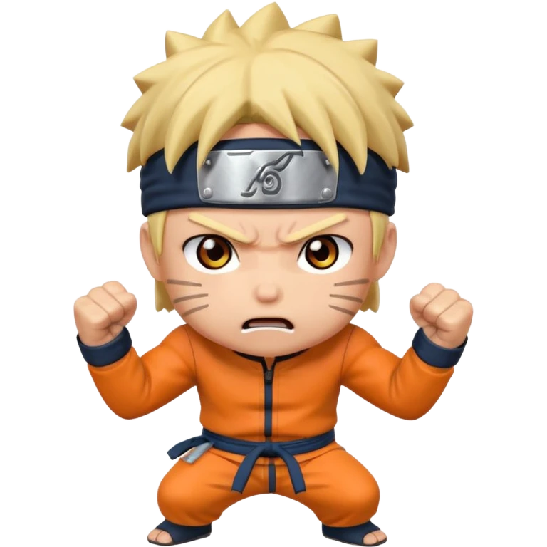 Related to chibi anime style characters of Naruto animes character who are angry  emoji