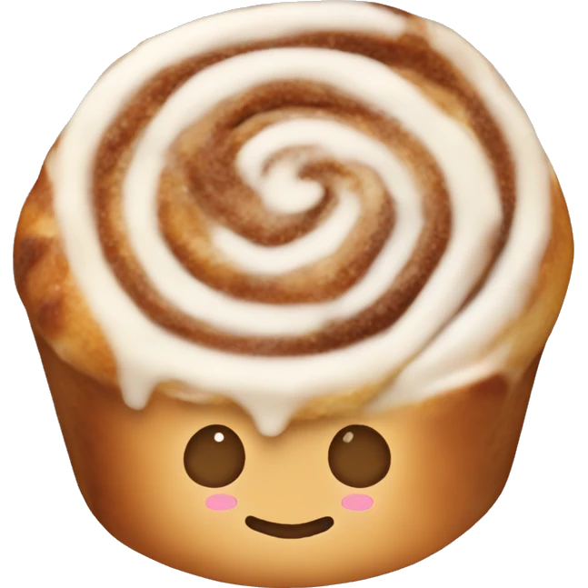 one cinnamon roll  emoji