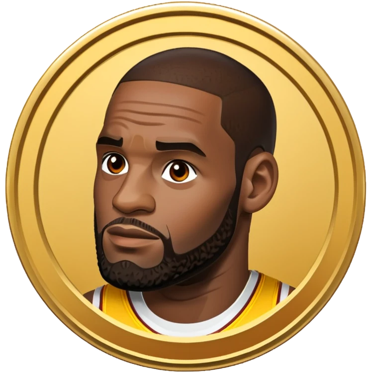 lebron james coin emoji emoji