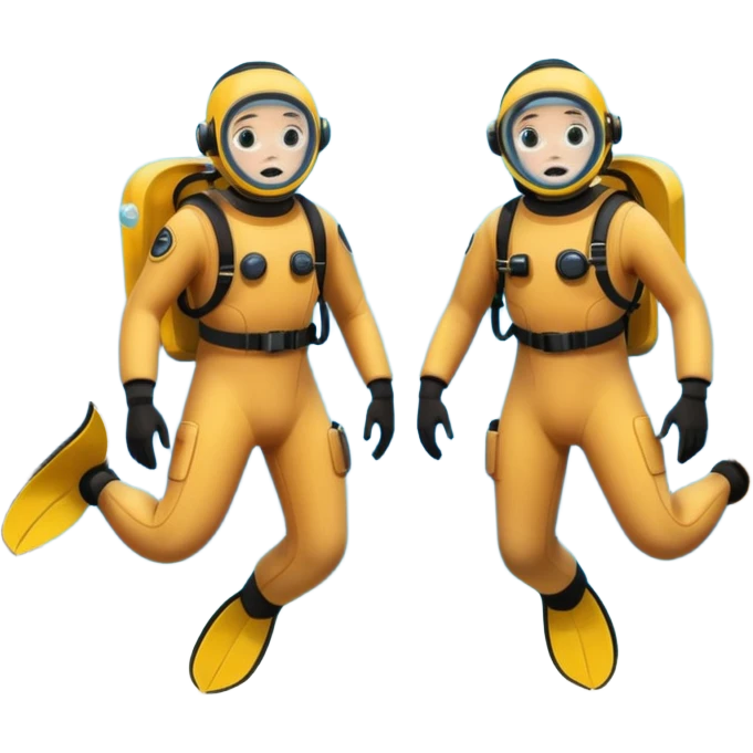 Buceadores comerciales emoji