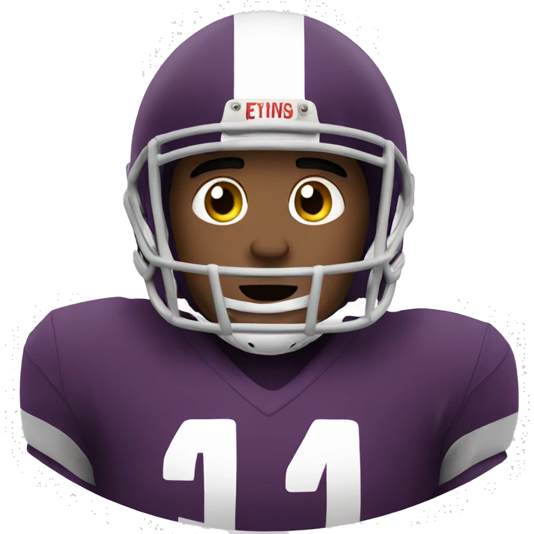 Man playing football emoji