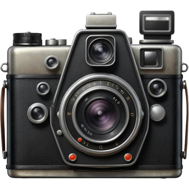 A vintage old camera  emoji