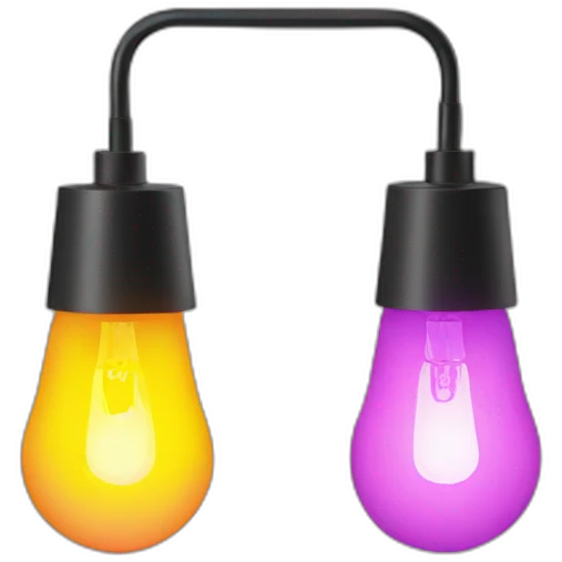Lampe rgb emoji