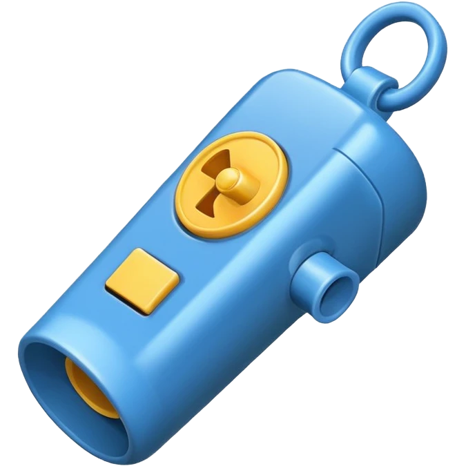 a whistle, simple and clear emoji