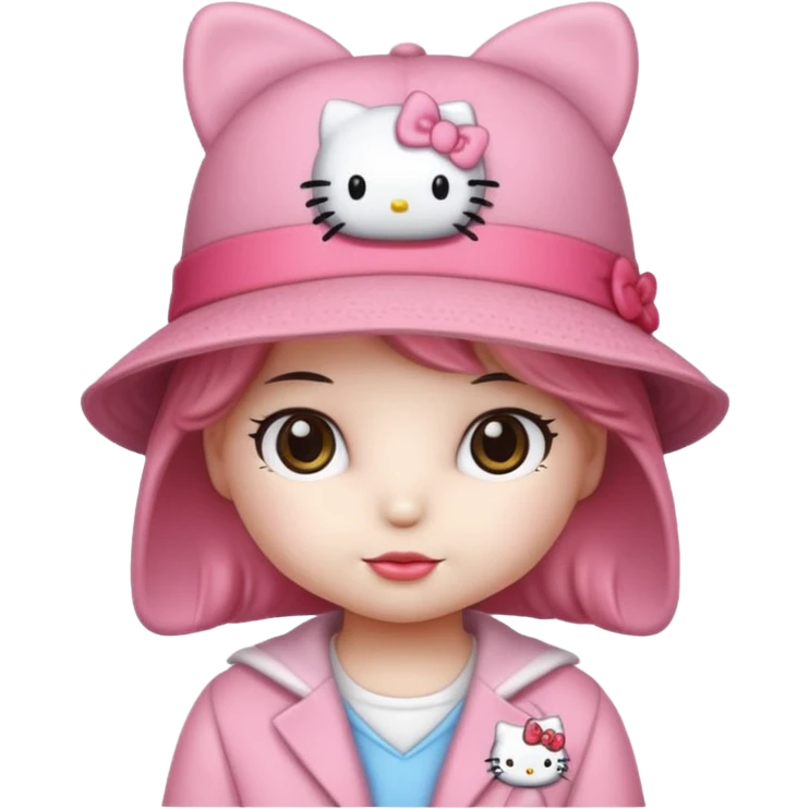 모자쓴 키티 emoji