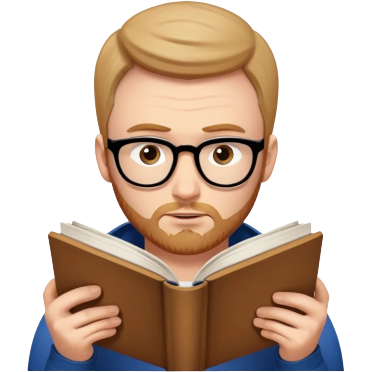 christ evan read book emoji