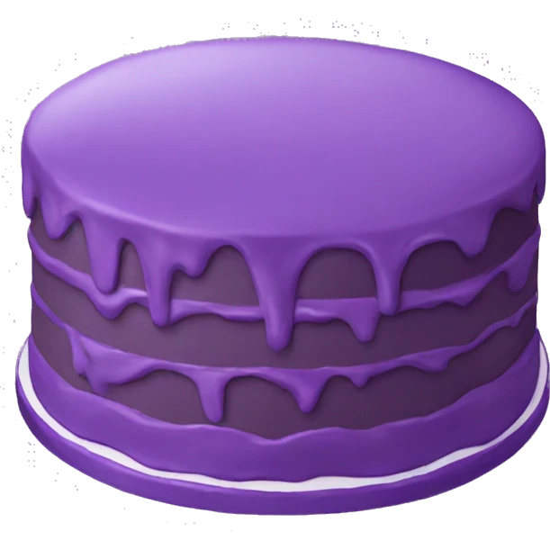 Ube cake  emoji