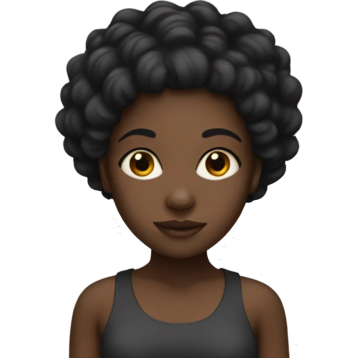 Black girl emoji