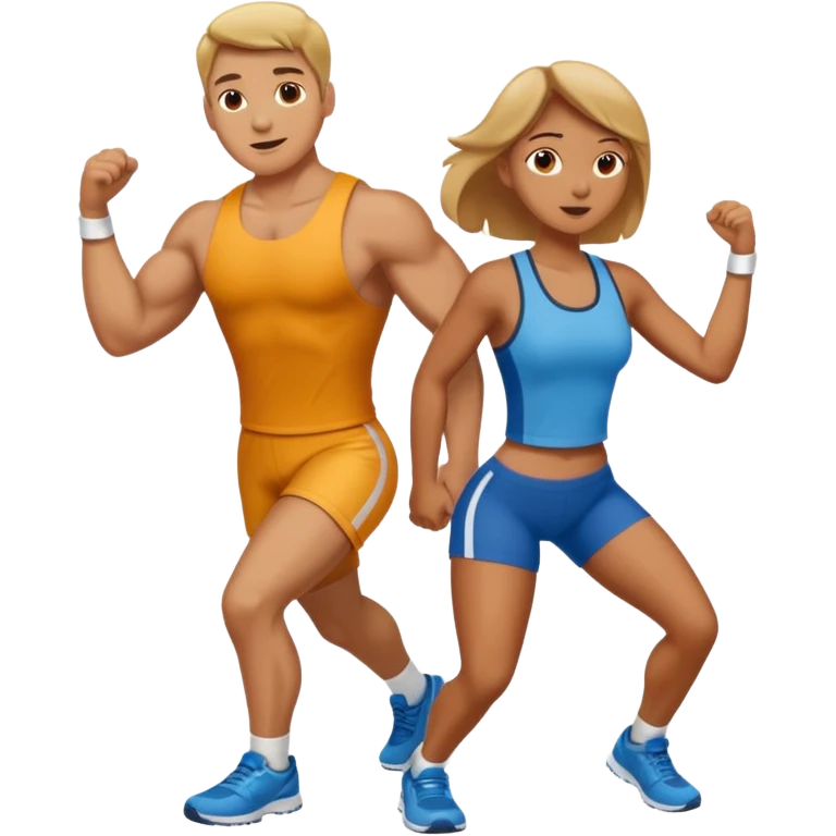 Two people having sex doggy style emoji