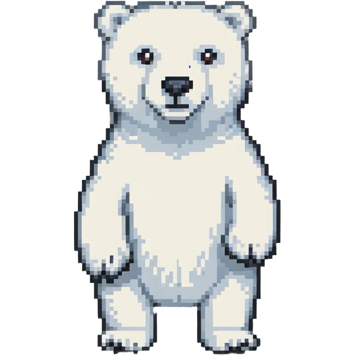 cute polar bear emoji