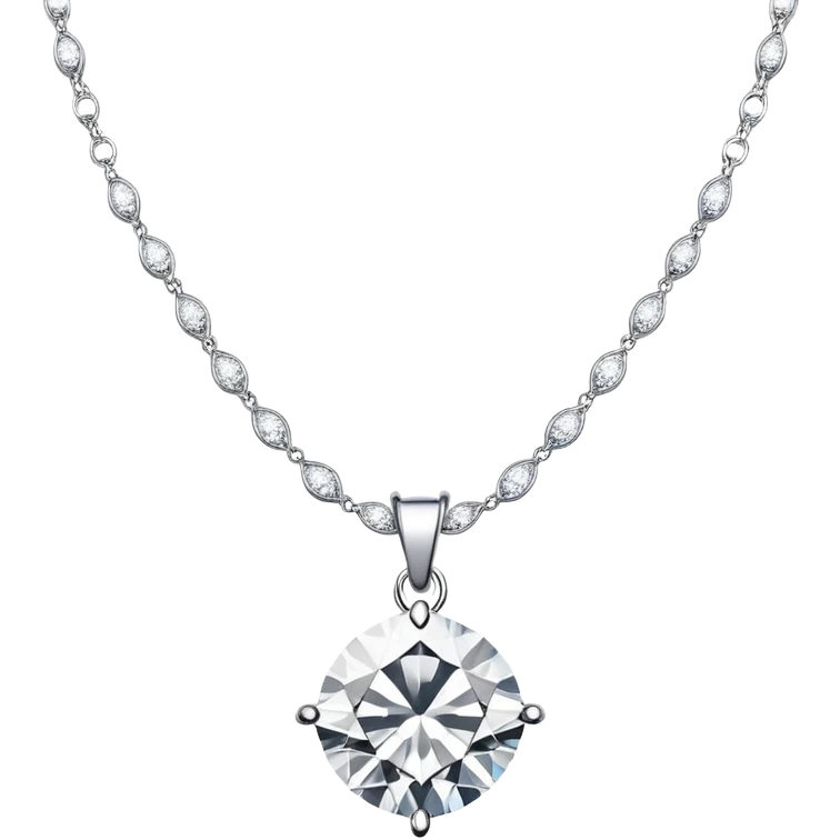 luxury diamond necklace  emoji