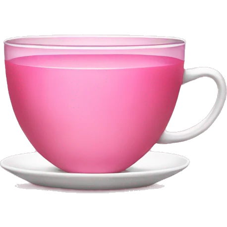 pink tea emoji